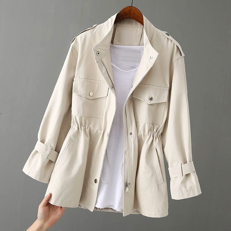 Audrey | Chic Utility Jacket with Zippered Front