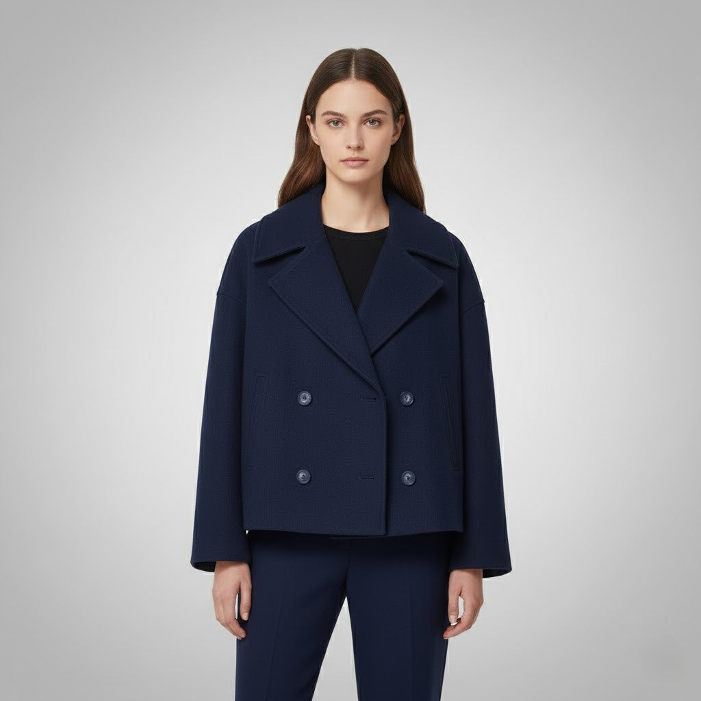 Georgia | Classic Double-Button Short Jacket – Timeless, Chic Everyday Wear
